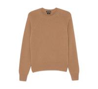 Tom Ford - Felted Cashmere Crew Neck - Homme - Pulls - Brun - Taille: XL