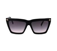 Tom Ford, Femme, Accessoires, Noir, Taille: 56 MM Lunettes de soleil Eden pour une protection solaire élégante