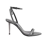 Tom Ford, Femme, Chaussures, Gris, Taille: 38 1/2 EU Sandales Nues Pointues Martelées