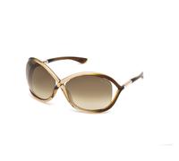 TOM FORD Femme FT0009 WHITNEY 74F Lunettes de soleil Injecté Rose Marron Géométrique Normale Ombré