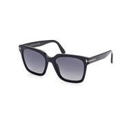 TOM FORD Femme FT0952 SELBY 01D Lunettes de soleil Acétate Noir Gris Carré Polarisé Ombré