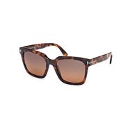 TOM FORD Femme FT0952 SELBY 52H Lunettes de soleil Acétate Carré Polarisé