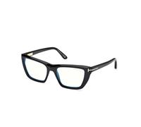TOM FORD Femme FT6047-B 001 Montures optiques Acétate Noir Cat Eye Normale