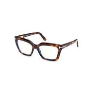TOM FORD Femme FT6093-B 053 Montures optiques Acétate La Havane Cat Eye Normale