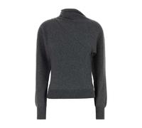 Tom Ford, Femme, Pulls, Gris, Taille: 38 FR Cachemire Coton Col V Tricot
