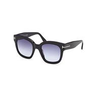 TOM FORD Femme TOM FORD FT0613 BEATRIX-02 01W Lunettes de soleil Acétate Noir Bleu Géométrique Normale