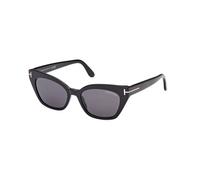 TOM FORD Femme TOM FORD FT1031 JULIETTE 01A Lunettes de soleil Acétate Noir Gris Cat Eye Normale