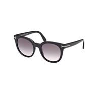 TOM FORD Femme TOM FORD FT1109 MOIRA 01B Lunettes de soleil Acétate Noir Gris Papillon Normale Ombré