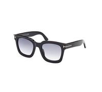 TOM FORD Femme TOM FORD FT1115 LEIGH-02 01B Lunettes de soleil Acétate Noir Gris Carré Normale Ombré