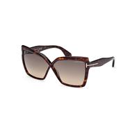 TOM FORD Femme TOM FORD FT1195 FIORE 52B Lunettes de soleil Acétate Papillon Normale