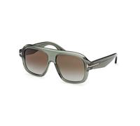 TOM FORD Femme TOM FORD FT1324 RHONDA-02 93P Lunettes de soleil Acétate Vert Vert Pilote Normale