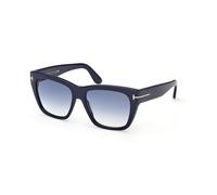 TOM FORD Femme TOM FORD FT1343 FLYNN-02 90W Lunettes de soleil Acétate Bleu Bleu Papillon Normale