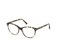 TOM FORD Femme TOM FORD FT5544-B 055 Montures optiques Acétate Havane Cat Eye Normale