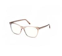 TOM FORD Femme TOM FORD FT5762-B 045 Montures optiques Acétate Marron Carré Normale