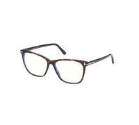 TOM FORD Femme TOM FORD FT5762-B 052 Montures optiques Acétate Havane Carré Normale