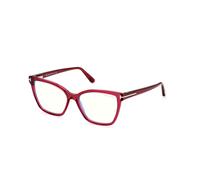 TOM FORD Femme TOM FORD FT5812-B 074 Montures optiques Acétate Rose Papillon Normale