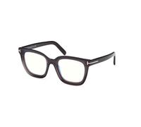TOM FORD Femme TOM FORD FT5880-B 020 Montures optiques Acétate Gris Carré Normale