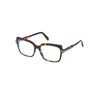 TOM FORD Femme TOM FORD FT5947-B 052 Montures optiques Acétate Havane Papillon Normale