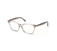 TOM FORD Femme TOM FORD FT5949-B 045 Montures optiques Acétate Marron Cat Eye Normale