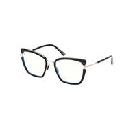TOM FORD Femme TOM FORD FT5984-B 001 Montures optiques Injecté Noir Papillon Normale