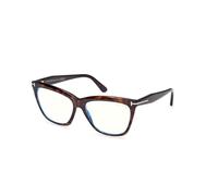 TOM FORD Femme TOM FORD FT6064-B 052 Montures optiques Acétate La Havane Cat Eye Normale