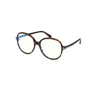 TOM FORD Femme TOM FORD FT6090-B 052 Montures optiques Acétate La Havane Ronde Normale