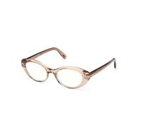 TOM FORD Femme TOM FORD FT6092-B 045 Montures optiques Acétate Marron Ronde Normale