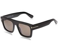 Tom Ford Lunettes de soleil FAUSTO FT0711 01A Acétate Noir Verres gris pour hommes