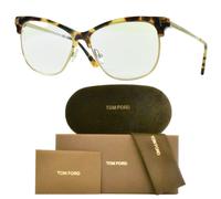 Tom Ford FT5546-B 056 Browline Cerclées Unisexe Tortue Or Monture Optique