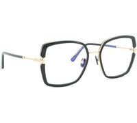 TOM FORD Femme TOM FORD FT5985-B 001 Montures optiques Injecté Noir Carré Normale