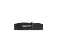 Tom Ford - Grain Leather Insert Buckle T Belt - Homme - Accessoires - Noir - Taille: 95 CM