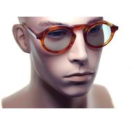 TOM FORD GRANT-02 Lunettes 48mm Câble Wire Hook Monture Marron Verres Gris