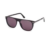 TOM FORD Homme TOM FORD FT1105 LIONEL-02 01A Lunettes de soleil Acétate Noir Gris Carré Normale
