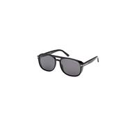 TOM FORD Homme TOM FORD FT1022 ROSCO 01A Lunettes de soleil Acétate Noir Gris Carré Normale