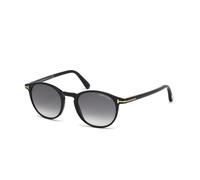 TOM FORD Homme FT0539 ANDREA-02 01B Lunettes de soleil Acétate Noir Gris Ronde Normale Ombré