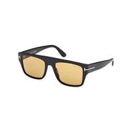 TOM FORD Homme FT0907 DUNNING-02 01E Lunettes de soleil Acétate Noir Marron Carré Normale
