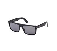 TOM FORD Homme FT0999-N Philippe-02 02D Lunettes de soleil Acétate Noir Gris Carré Polarisé