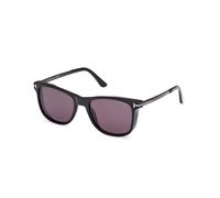 TOM FORD Homme FT1104 SINATRA 01A Lunettes de soleil Acétate Noir Gris Carré Normale