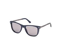 TOM FORD Homme FT1104 SINATRA 91C Lunettes de soleil Acétate Bleu Gris Carré Normale Miroir