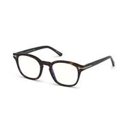 TOM FORD Homme FT5532-B 52E Montures optiques Acétate Havane sombre Géométrique Normale