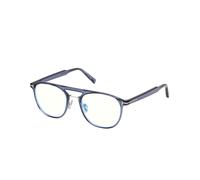 TOM FORD Homme FT5982-B 90 Montures optiques Injecté Bleu Pilote Normale
