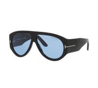 Tom Ford Homme Sunglass FT1044 - Couleur du Monture: Noir brillant, Couleur de Lentille: Bleu