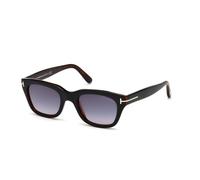 TOM FORD Homme TOM FORD FT0237 SNOWDON 05B Lunettes de soleil Acétate Noir Gris Carré Normale Ombré