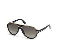 TOM FORD Homme TOM FORD FT0334 DIMITRY 01P Lunettes de soleil Acétate Noir Vert Pilote Normale Ombré