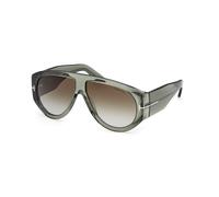 TOM FORD Homme TOM FORD FT1044 BRONSON 93B Lunettes de soleil Acétate Vert Fumée Pilote Normale