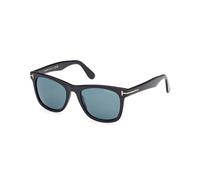 TOM FORD Homme TOM FORD FT1099 KEVYN 01N Lunettes de soleil Acétate Noir Vert Carré Normale