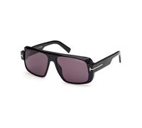 TOM FORD Homme FT1101 TURNER 01A Lunettes de soleil Acétate Noir Gris Carré Normale