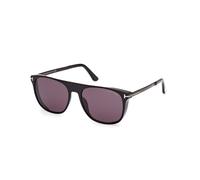 TOM FORD Homme TOM FORD FT1105 LIONEL-02 01A Lunettes de soleil Acétate Noir Gris Carré Normale