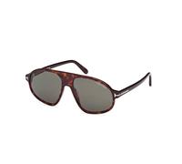 TOM FORD Homme TOM FORD FT1178 EROL 52N Lunettes de soleil Acétate Pilote Normale