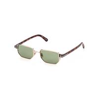TOM FORD Homme TOM FORD FT1360 LIAM-02 28N Lunettes de soleil Métal Or Vert Carré Normale